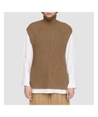 【ジョゼフ/JOSEPH】のミクスドメディアニット コンビネーションベスト Oak/White|ID: prp329100004656575 ipo3291000000033682231