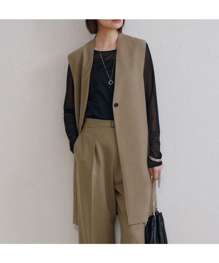 【アイシービー/iCB】の【洗える】ウール2WAYストレッチ ジレ インテリア・キッズ・メンズ・レディースファッション・服の通販 founy(ファニー) https://founy.com/ ファッション Fashion レディースファッション Fashion for Women アウター Coat / Outerwear Collection トップス・カットソー Cut & Sew Tops ベスト&ジレ / 重ね着スタイル Vests & Gilets 洗える Machine Washable キャミソール Camisole, Spaghetti Strap Top ストレッチ Stretch, Stretchy Fabric ストレート Straight, Straight Cut ベスト Vest, Waistcoat マニッシュ Mannish, Boyish ミドル Middle Length, Mid Height ワイド Wide, Wide Fit A/W・秋冬 Autumn/Winter 2024年 2024 2024-2025秋冬・A/W Autumn/Winter 2024–25 AW24–25 |ID: prp329100004656582 ipo3291000000033682363
