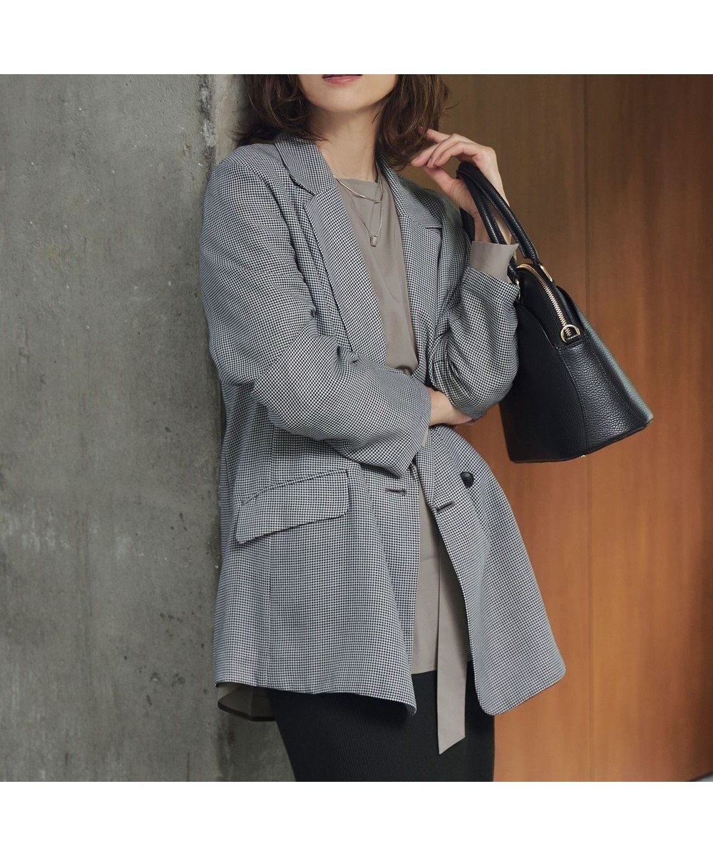 【自由区/JIYU-KU】の【洗える】ビエラチェックテーラード ジャケット 人気、トレンドファッション・服の通販 founy(ファニー) 　ファッション　Fashion　レディースファッション　Fashion for Women　アウター　Coat / Outerwear Collection　レディースジャケット・軽アウター　Jackets　テーラードジャケット / 通勤・きれいめスタイル　Tailored Jackets & Blazers　おすすめ　Recommended / Our Picks　カーディガン　Cardigan, Knitwear　ジャケット　Jacket, Outerwear　ダブル　Double, Double-Breasted　リラックス　Relax, Relaxed Fit　洗える　Machine Washable　A/W・秋冬　Autumn/Winter　 other-1|ID: prp329100004656585 ipo3291000000033682384