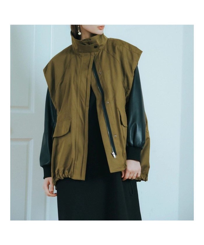 【イェッカ ヴェッカ/YECCA VECCA】の3way SET アウター インテリア・キッズ・メンズ・レディースファッション・服の通販 founy(ファニー) https://founy.com/ ファッション Fashion レディースファッション Fashion for Women アウター Coat / Outerwear Collection レディースジャケット・軽アウター Jackets ブルゾンジャケット・スポーティアウター Blouson Jackets インナー Innerwear ジャケット Jacket, Outerwear スタンド Stand Collar, Upright Stand トレンド Trend, Trending Now フェイクレザー Faux Leather, PU Leather フォルム Silhouette, Form ブルゾン Blouson, Bomber Jacket ポケット Pocket, Pocket Detail ロング Long, Long-Length A/W・秋冬 Autumn/Winter |ID: prp329100004656592 ipo3291000000033682473