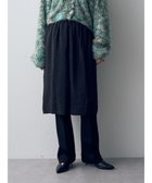 【イェッカ ヴェッカ/YECCA VECCA】のレイヤードシアースカートパンツ Black|ID: prp329100004656597 ipo3291000000033682528
