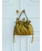 【イェッカ ヴェッカ/YECCA VECCA】の【CLASSY.掲載】2wayチェーンギャザーバッグ Green|ID: prp329100004656598 ipo3291000000033682530