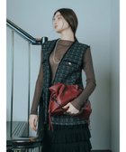 【イェッカ ヴェッカ/YECCA VECCA】の【CLASSY.掲載】2wayチェーンギャザーバッグ Bordeaux|ID: prp329100004656598 ipo3291000000033682531