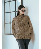 【イェッカ ヴェッカ/YECCA VECCA】のフリルデザインロングシャツ Leopard|ID: prp329100004656600 ipo3291000000033682537
