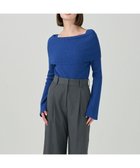 【グレース コンチネンタル/GRACE CONTINENTAL】のオフショルニットトップ 人気、トレンドファッション・服の通販 founy(ファニー) ファッション Fashion レディースファッション Fashion for Women トップス・カットソー Cut & Sew Tops ニット Knit Tops & Sweaters おすすめ Recommended / Our Picks スラックス Slacks, Dress Pants セーター Sweater, Knitwear デニム Denim, Jeans Material エレガント 上品 Elegant 夏 Summer S/S・春夏 SS, Spring/Summer, Warm Season A/W・秋冬 Autumn/Winter thumbnail ブルー|ID: prp329100004656608 ipo3291000000033682585