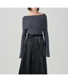 【グレース コンチネンタル/GRACE CONTINENTAL】のオフショルニットトップ 人気、トレンドファッション・服の通販 founy(ファニー) ファッション Fashion レディースファッション Fashion for Women トップス・カットソー Cut & Sew Tops ニット Knit Tops & Sweaters おすすめ Recommended / Our Picks スラックス Slacks, Dress Pants セーター Sweater, Knitwear デニム Denim, Jeans Material エレガント 上品 Elegant 夏 Summer S/S・春夏 SS, Spring/Summer, Warm Season A/W・秋冬 Autumn/Winter thumbnail グレー|ID: prp329100004656608 ipo3291000000033682586