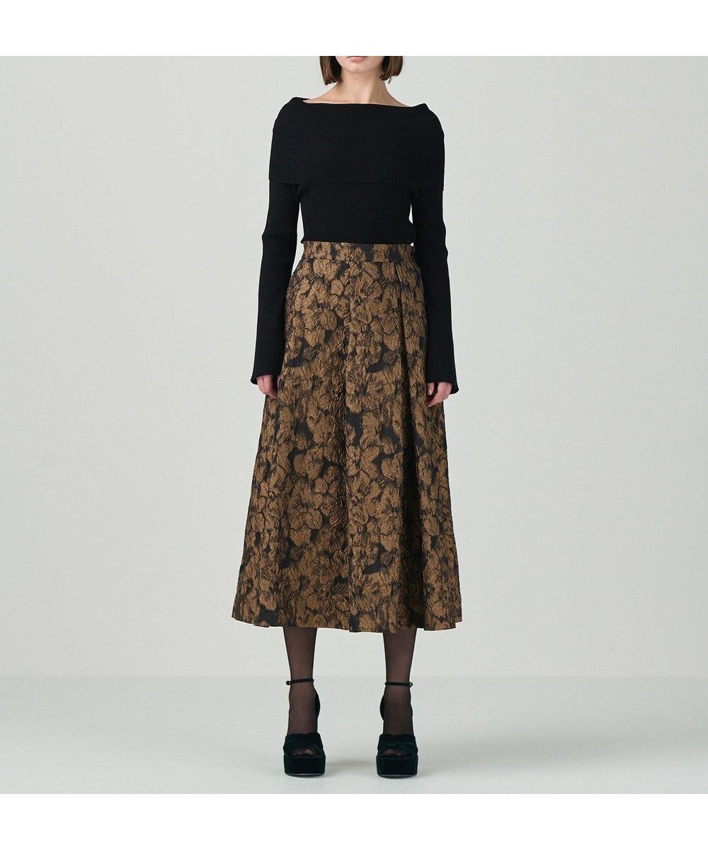 【グレース コンチネンタル/GRACE CONTINENTAL】のオフショルニットトップ インテリア・キッズ・メンズ・レディースファッション・服の通販 founy(ファニー) ファッション Fashion レディースファッション Fashion for Women トップス・カットソー Cut & Sew Tops ニット Knit Tops & Sweaters おすすめ Recommended / Our Picks スラックス Slacks, Dress Pants セーター Sweater, Knitwear デニム Denim, Jeans Material エレガント 上品 Elegant 夏 Summer S/S・春夏 SS, Spring/Summer, Warm Season A/W・秋冬 Autumn/Winter ブラック|ID: prp329100004656608 ipo3291000000033682587