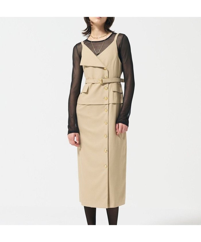 【グレース コンチネンタル/GRACE CONTINENTAL】のタイトテーラージャンパースカート インテリア・キッズ・メンズ・レディースファッション・服の通販 founy(ファニー) https://founy.com/ ファッション Fashion レディースファッション Fashion for Women スカート Skirts おすすめ Recommended / Our Picks インナー Innerwear キャミワンピース Cami Dress, Slip Dress シアー Sheer, See-Through ツイル Twist, Twisted Detail テーラード Tailored, Tailored Fit マニッシュ Mannish, Boyish 夏 Summer 定番 Standard, Basic Item S/S・春夏 SS, Spring/Summer, Warm Season A/W・秋冬 Autumn/Winter |ID: prp329100004656625 ipo3291000000033682739