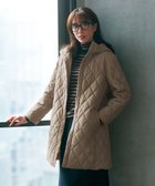 【ジェイ プレス/J.PRESS】の【WEB限定カラーあり・洗える】コンパクトタフタキルティング フーデッド コート ベージュ系|ID: prp329100004656631 ipo3291000000033682789