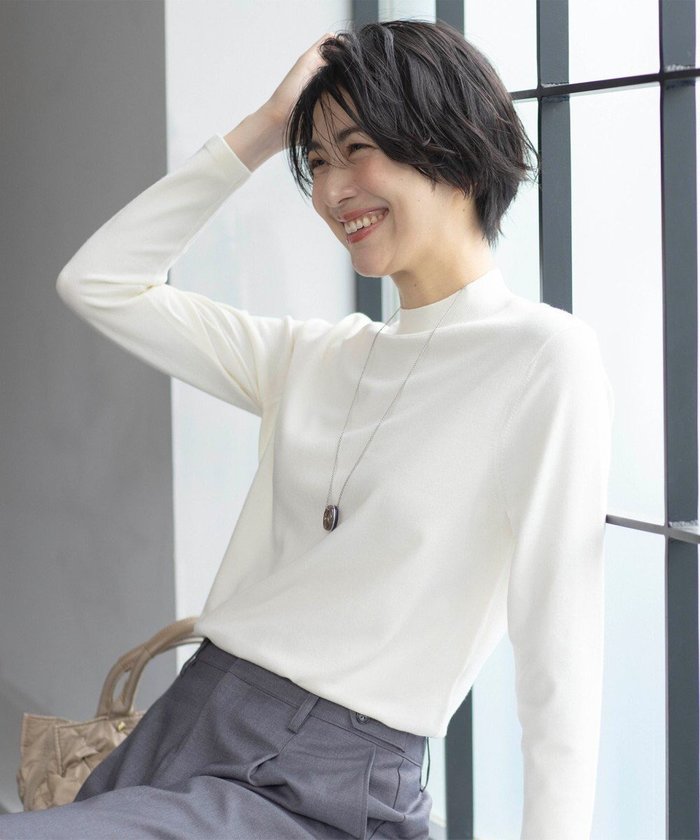 【ジェイ プレス/J.PRESS】の【洗える】PRINCE ハイネック ニット インテリア・キッズ・メンズ・レディースファッション・服の通販 founy(ファニー) https://founy.com/ ファッション Fashion レディースファッション Fashion for Women トップス・カットソー Cut & Sew Tops ニット Knit Tops & Sweaters イエロー Yellow 洗える Machine Washable シンプル Simple, Minimal ストレッチ Stretch, Stretchy Fabric ストレート Straight, Straight Cut スリット Slit, Slit Detail セーター Sweater, Knitwear ハイネック High Neck, Mock Neck ベーシック Basic, Essential A/W・秋冬 Autumn/Winter |ID: prp329100004656635 ipo3291000000033682816