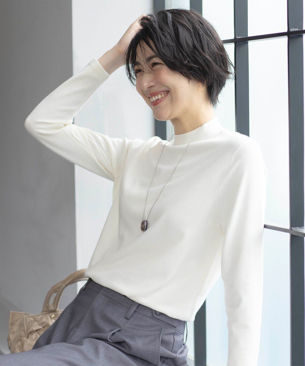 【ジェイ プレス/J.PRESS】の【洗える】PRINCE ハイネック ニット 人気、トレンドファッション・服の通販 founy(ファニー) 　ファッション　Fashion　レディースファッション　Fashion for Women　トップス・カットソー　Cut & Sew Tops　ニット　Knit Tops & Sweaters　イエロー　Yellow　洗える　Machine Washable　シンプル　Simple, Minimal　ストレッチ　Stretch, Stretchy Fabric　ストレート　Straight, Straight Cut　スリット　Slit, Slit Detail　セーター　Sweater, Knitwear　ハイネック　High Neck, Mock Neck　ベーシック　Basic, Essential　A/W・秋冬　Autumn/Winter　 other-1|ID: prp329100004656635 ipo3291000000033682816