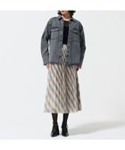 【グレース コンチネンタル/GRACE CONTINENTAL】のラメラインプリーツスカート イエロー|ID: prp329100004656646 ipo3291000000033682933