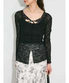 【グリーンパークス/Green Parks】のカットワークデザインレーストップス 人気、トレンドファッション・服の通販 founy(ファニー) ファッション Fashion レディースファッション Fashion for Women トップス・カットソー Cut & Sew Tops シャツ・ブラウス・オフィスカジュアル Elegant Blouses & Button-Ups ロングTシャツ・Tシャツ Longline T-Shirts & Tees カットソー・ベーシックTシャツ Cut-and-Sewn Tops / Stretch Tees & Basics カットソー Cut and Sewn Top 切替 Switching, Contrast Panel シアー Sheer, See-Through シンプル Simple, Minimal スリット Slit, Slit Detail フェミニン Feminine, Girly フロント Front, Front Design ポケット Pocket, Pocket Detail リボン Ribbon, Bow レース Lace, Lace Fabric A/W・秋冬 Autumn/Winter 夏 Summer エレガント 上品 Elegant thumbnail Black|ID: prp329100004656649 ipo3291000000033682957