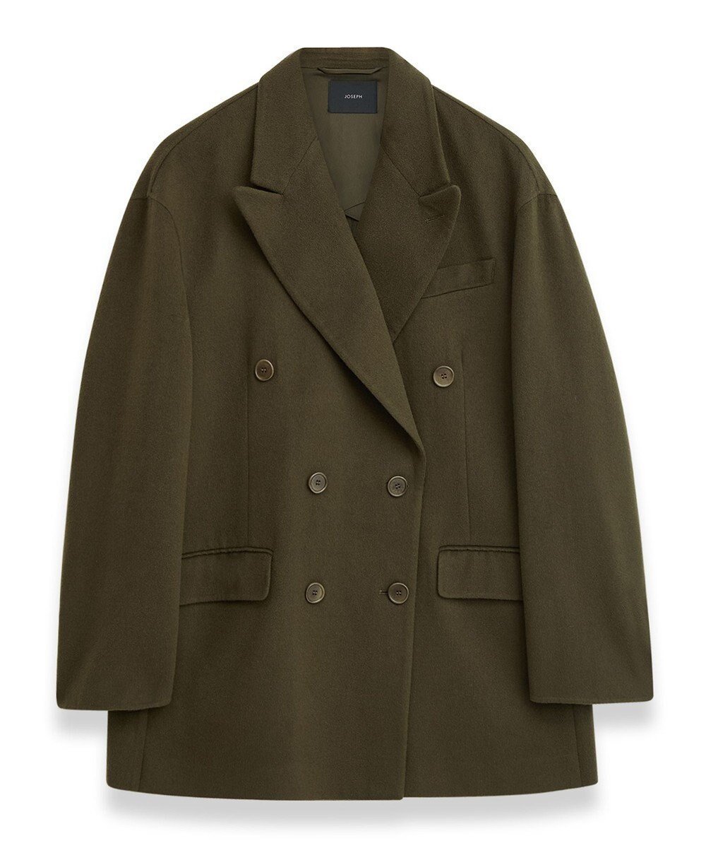 【ジョゼフ/JOSEPH】のライトダブルフェイス ショートコート 人気、トレンドファッション・服の通販 founy(ファニー) 　ファッション　Fashion　レディースファッション　Fashion for Women　アウター　Coat / Outerwear Collection　コート・ロングコート・ピーコート　Long Coats, Peacoats & More　レディースジャケット・軽アウター　Jackets　ショート　Short, Short Length　シルク　Silk, 100% Silk　ジャケット　Jacket, Outerwear　ダブル　Double, Double-Breasted　ハーフ　Half, Half-Length　フェイス　Face, Facial Design　ライニング　Inner Lining, Inner Fabric, Lined　A/W・秋冬　Autumn/Winter　軽量　Lightweight, Ultra Light　 other-1|ID: prp329100004656667 ipo3291000000033683226