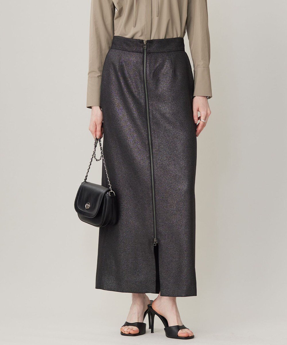 【アイシービー/iCB】のフォイルプリントスカート 人気、トレンドファッション・服の通販 founy(ファニー) 　ファッション　Fashion　レディースファッション　Fashion for Women　スカート　Skirts　シンプル　Simple, Minimal　ジップ　Zip, Zipper　ジャケット　Jacket, Outerwear　タイトスカート　Pencil Skirt, Tight Skirt　トレンド　Trend, Trending Now　フロント　Front, Front Design　A/W・秋冬　Autumn/Winter　2024年　2024　2024-2025秋冬・A/W　Autumn/Winter 2024–25 AW24–25　 other-1|ID: prp329100004656687 ipo3291000000033683348