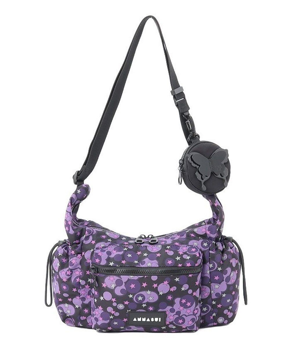【アナスイ/ANNA SUI】のヴァケーション ショルダーバッグ インテリア・キッズ・メンズ・レディースファッション・服の通販 founy(ファニー) ファッション Fashion レディースファッション Fashion for Women バッグ Bags おすすめ Recommended / Our Picks バタフライ Butterfly, Butterfly Motif ポーチ Pouch, Small Case 軽量 Lightweight, Ultra Light パープル|ID: prp329100004656694 ipo3291000000033683401