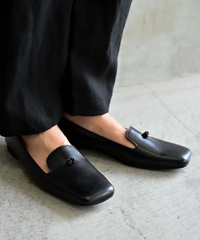 【ムーク/muuc】のビーズモチーフのスクエアシューズ インテリア・キッズ・メンズ・レディースファッション・服の通販 founy(ファニー) https://founy.com/ ファッション Fashion レディースファッション Fashion for Women インソール Shoe Insole キャンバス Canvas, Canvas Fabric クッション Cushion, Throw Pillow 抗菌 Antibacterial, Bacteria-Resistant 軽量 Lightweight, Ultra Light シューズ Shoes, Footwear スクエア Square, Square Shape フィット Fit, Slim Fit フラット Flat, Flat Shoes モチーフ Motif, Design Theme リネン Linen, Linen Fabric A/W・秋冬 Autumn/Winter S/S・春夏 SS, Spring/Summer, Warm Season 再入荷 Restock / Back in Stock 夏 Summer エレガント 上品 Elegant |ID: prp329100004656698 ipo3291000000033683420