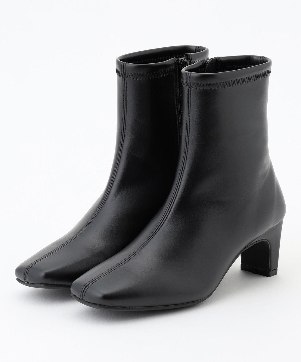【アイシービー/iCB】の【CLASSY.1月号掲載】スクエアトゥ ショートブーツ 人気、トレンドファッション・服の通販 founy(ファニー) 　雑誌掲載アイテム　Magazine Picks & Fashion Features　ファッション雑誌　Fashion Magazines　クラッシィ　CLASSY.　ファッション　Fashion　レディースファッション　Fashion for Women　1月号　January Issue　2024年　2024　2024-2025秋冬・A/W　Autumn/Winter 2024–25 AW24–25　おすすめ　Recommended / Our Picks　ショート　Short, Short Length　スクエア　Square, Square Shape　スタイリッシュ　Stylish, Fashionable　ベロア　Velour, Soft Velvet　今季　This Season, Current Season　A/W・秋冬　Autumn/Winter　雑誌　Magazine, Fashion Magazine　 other-1|ID: prp329100004656700 ipo3291000000033683511