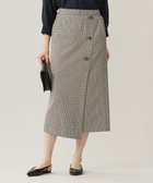 【自由区/JIYU-KU】の【撥水加工・洗える】TRギャバチェック柄 スカート ベージュ系チェック|ID: prp329100004656718 ipo3291000000033683683