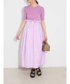 【グリーンパークス/Green Parks】のランタン型ニットドッキングタフタワンピース 人気、トレンドファッション・服の通販 founy(ファニー) ファッション Fashion レディースファッション Fashion for Women ワンピース Dresses 切替 Switching, Contrast Panel サマー Summer, Summer Style タフタ Taffeta, Structured Fabric ドッキング Docking, Mixed Material フィット Fit, Slim Fit ポケット Pocket, Pocket Detail リブニット Rib Knit, Ribbed Knit A/W・秋冬 Autumn/Winter 夏 Summer thumbnail Lavender|ID: prp329100004656722 ipo3291000000033683715