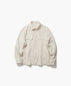 【エイトン/ATON】のCOTTON VOILE SATIN ジップアップジャケット - UNISEX WARM WHITE|ID: prp329100004656761 ipo3291000000033684138