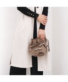 【アンビリオン/UNBILLION】のカシュカシュ cachecache / メタリックリボンベロア巾着バッグ オーク|ID: prp329100004656768 ipo3291000000033684257