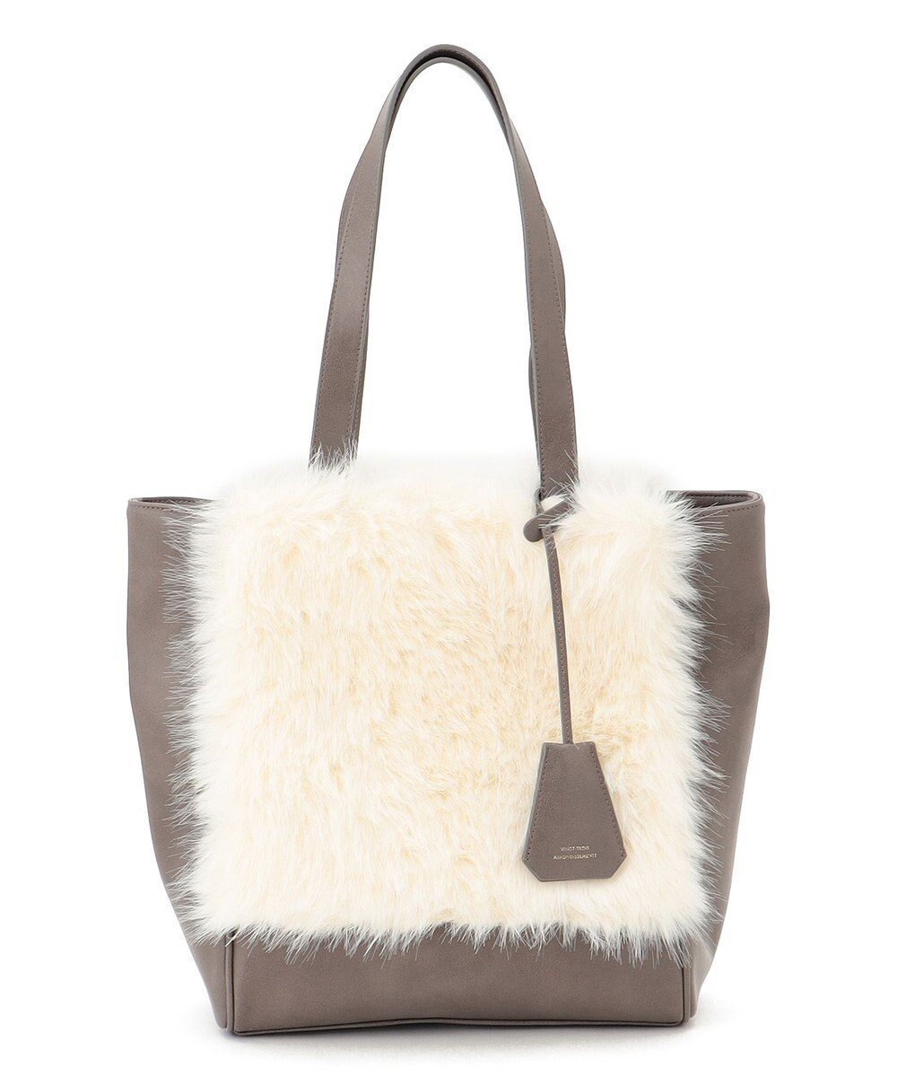 【23区/NIJYUSANKU】のファーコンビ トートバッグ インテリア・キッズ・メンズ・レディースファッション・服の通販 founy(ファニー) ファッション Fashion レディースファッション Fashion for Women バッグ Bags 2024年 2024 2024-2025秋冬・A/W Autumn/Winter 2024–25 AW24–25 コンビ Combo, Combination Style フェイクファー Faux Fur, Imitation Fur エレガント 上品 Elegant ビジネス 仕事 通勤 Business / Work / Commuting アイボリー系|ID: prp329100004656783 ipo3291000000033684502