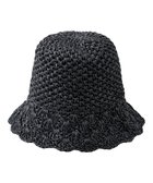 【ムーンバット/MOONBAT】のestaa ペーパー編み ベルハット /サイズ調整可 ブラック|ID: prp329100004656787 ipo3291000000034245485