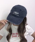 【ウィゴー/WEGO】のダメージロゴ刺繍キャップ 人気、トレンドファッション・服の通販 founy(ファニー) ファッション Fashion レディースファッション Fashion for Women キャップ&ハット Hats & Caps ウォッシュ Washed Finish キャップ Cap, Baseball Cap スマホ Smartphone, Mobile Device ダメージ Distressed, Destroyed トレンド Trend, Trending Now フロント Front, Front Design ヴィンテージ Vintage Style 帽子 Hat, Headwear thumbnail ネイビー|ID: prp329100004656791 ipo3291000000034991474