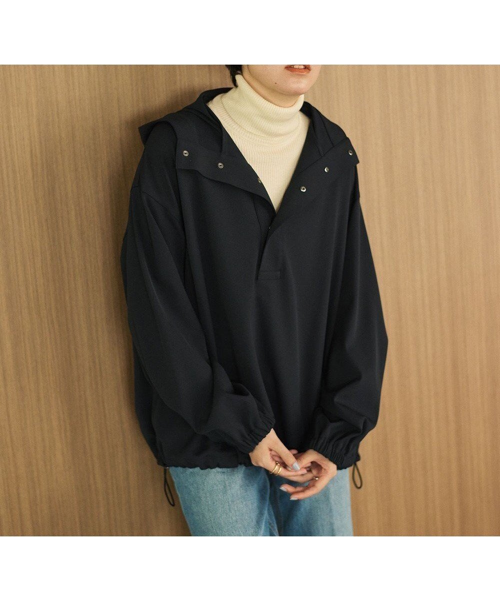 【ハッシュニュアンス/#Newans】の【洗濯機可能】フ―ディーアノラック 人気、トレンドファッション・服の通販 founy(ファニー) 　ファッション　Fashion　レディースファッション　Fashion for Women　トップス・カットソー　Cut & Sew Tops　スリーブ　Sleeve, Long Sleeve / Short Sleeve　セットアップ　Set-Up, Coordinated Outfit　とろみ　Fluid, Flowy Fabric　ツイル　Twist, Twisted Detail　デコルテ　Décolleté, Neckline　A/W・秋冬　Autumn/Winter　 other-1|ID: prp329100004656792 ipo3291000000033684652