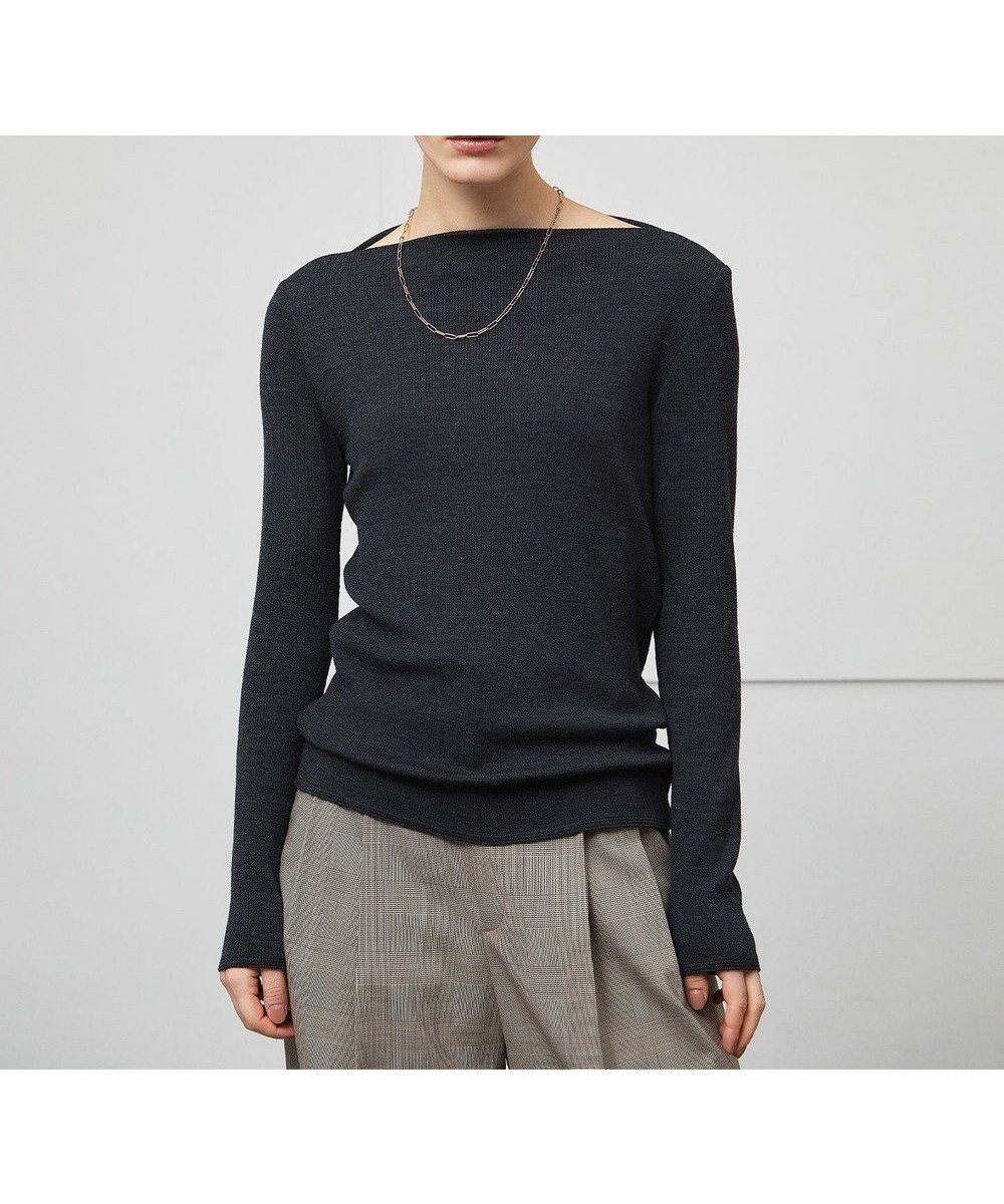 【ベイジ,/BEIGE,】の【一部店舗限定・洗える】FORD / ボートネックトップス インテリア・キッズ・メンズ・レディースファッション・服の通販 founy(ファニー) ファッション Fashion レディースファッション Fashion for Women トップス・カットソー Cut & Sew Tops シャツ・ブラウス・オフィスカジュアル Elegant Blouses & Button-Ups ロングTシャツ・Tシャツ Longline T-Shirts & Tees カットソー・ベーシックTシャツ Cut-and-Sewn Tops / Stretch Tees & Basics インナー Innerwear カットソー Cut and Sewn Top カーディガン Cardigan, Knitwear ジャケット Jacket, Outerwear フィット Fit, Slim Fit 人気 Popular, Best Seller 定番 Standard, Basic Item 洗える Machine Washable A/W・秋冬 Autumn/Winter C Gray|ID: prp329100004656796 ipo3291000000034189264