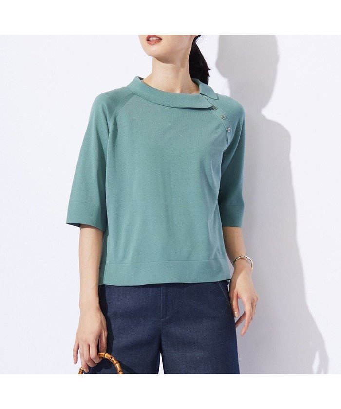 【ジェイ プレス/J.PRESS】の【洗える】COTTON POLYESTER 襟付き ニット インテリア・キッズ・メンズ・レディースファッション・服の通販 founy(ファニー) https://founy.com/ ファッション Fashion レディースファッション Fashion for Women トップス・カットソー Cut & Sew Tops ニット Knit Tops & Sweaters インド Indian Textile 洗える Machine Washable クラシカル Classical, Vintage-Inspired セーター Sweater, Knitwear フェミニン Feminine, Girly ワイド Wide, Wide Fit A/W・秋冬 Autumn/Winter エレガント 上品 Elegant |ID: prp329100004656800 ipo3291000000033684758