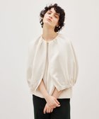 【ベイジ,/BEIGE,】の【洗える】REIBAUD / ノーカラージャケット Ecru|ID: prp329100004656811 ipo3291000000033684884
