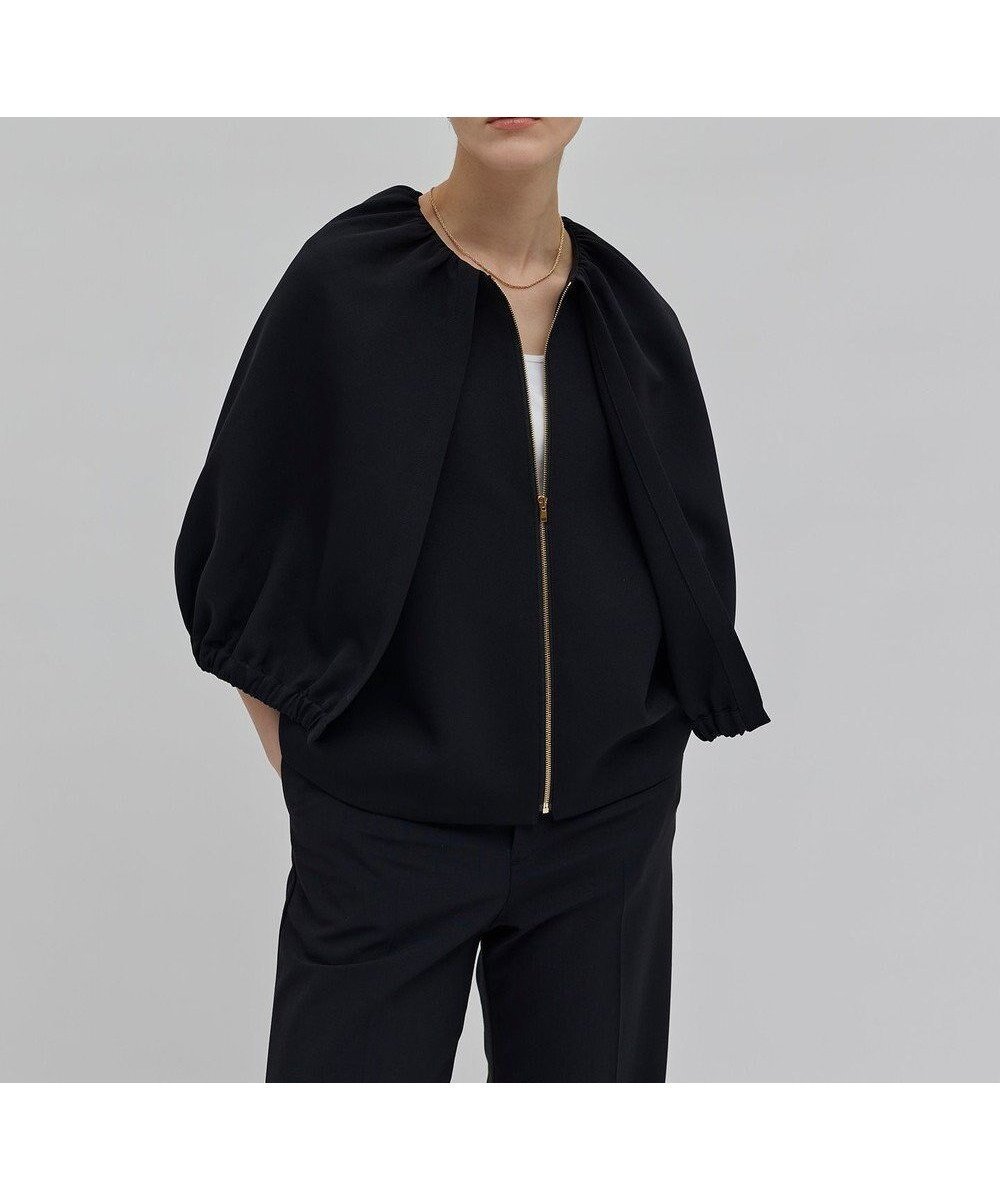【ベイジ,/BEIGE,】の【洗える】REIBAUD / ノーカラージャケット インテリア・キッズ・メンズ・レディースファッション・服の通販 founy(ファニー) 　ファッション　Fashion　レディースファッション　Fashion for Women　アウター　Coat / Outerwear Collection　レディースジャケット・軽アウター　Jackets　ノーカラージャケット / シンプル上品コーデ　Collarless Jackets　おすすめ　Recommended / Our Picks　カットソー　Cut and Sewn Top　カーディガン　Cardigan, Knitwear　シンプル　Simple, Minimal　ジャケット　Jacket, Outerwear　ストレッチ　Stretch, Stretchy Fabric　フォルム　Silhouette, Form　ロング　Long, Long-Length　洗える　Machine Washable　A/W・秋冬　Autumn/Winter　Black|ID: prp329100004656811 ipo3291000000033684885