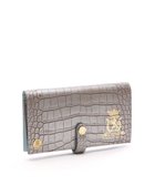 【アクセソワドゥマドモワゼルジャップ/A.D.M.J】の【牛革】クロコ型押し/ロングウォレット アルジェント|ID: prp329100004656815 ipo3291000000033684976
