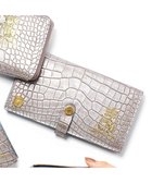 【アクセソワドゥマドモワゼルジャップ/A.D.M.J】の【牛革】クロコ型押し/ロングウォレット ホワイトパール|ID: prp329100004656815 ipo3291000000033684977