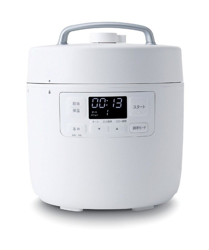 【ヤマト テーブル&キッチン/YAMATO Table & Kitchen】の【siroca】電気圧力鍋おうちシェフ ホワイト SP-2DF231(W) インテリア・キッズ・メンズ・レディースファッション・服の通販 founy(ファニー) https://founy.com/ ファッション Fashion レディースファッション Fashion for Women コンパクト Compact, Small Size シンプル Simple, Minimal |ID: prp329100004656834 ipo3291000000033685184