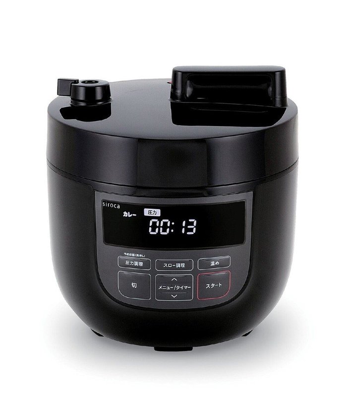 【ヤマト テーブル&キッチン/YAMATO Table & Kitchen】の【siroca】4L電気圧力鍋 ブラック SP-4D171(K) インテリア・キッズ・メンズ・レディースファッション・服の通販 founy(ファニー) https://founy.com/ ファッション Fashion レディースファッション Fashion for Women |ID: prp329100004656840 ipo3291000000034246909