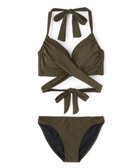 【三愛水着楽園/San-ai Resort】のワコール定番商品カップ使用GHIカップの大きなお胸に対応【グラマラスフィット】ワイヤー水着 9D-M 【San-ai Resort(サンアイリゾート)】 カーキ|ID: prp329100004656856 ipo3291000000033685307