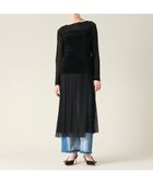 【グレース コンチネンタル/GRACE CONTINENTAL】のチュールタイトプリーツスカート ブラック|ID: prp329100004656861 ipo3291000000034410871