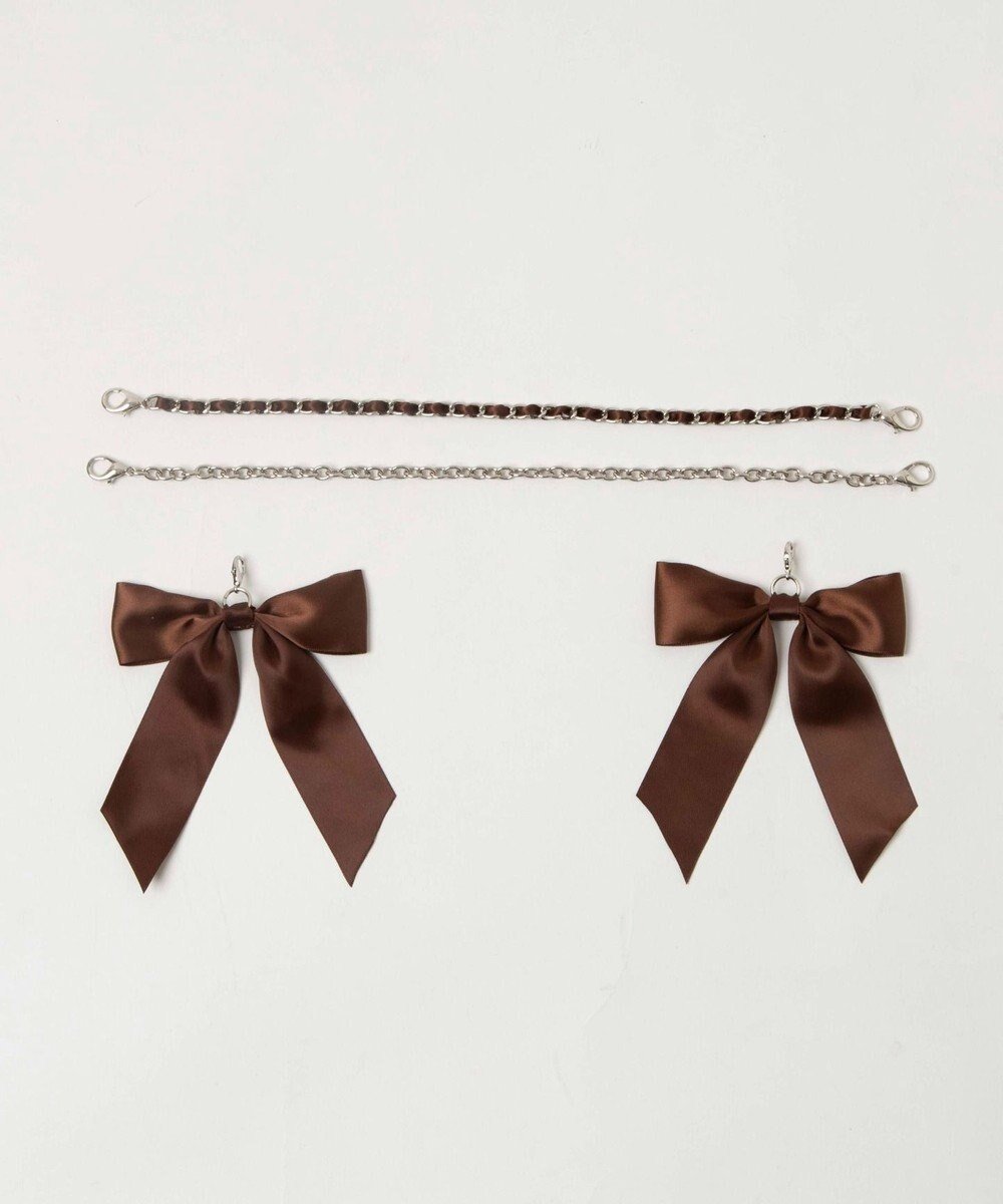 【ウィゴー/WEGO】の【痛バ&推し活グッズ】ときめきDIYチェーンセットL インテリア・キッズ・メンズ・レディースファッション・服の通販 founy(ファニー) 　ファッション　Fashion　レディースファッション　Fashion for Women　2023年　2023　2023-2024秋冬・A/W　Autumn/Winter 2023–24 AW23–24　アクセサリー　Fashion Accessories　シンプル　Simple, Minimal　スマホ　Smartphone, Mobile Device　チェーン　Chain, Chain Strap　チャーム　Charm, Pendant　プレーン　Plain, Simple　リボン　Ribbon, Bow　定番　Standard, Basic Item　ブラウン|ID: prp329100004656870 ipo3291000000034991509