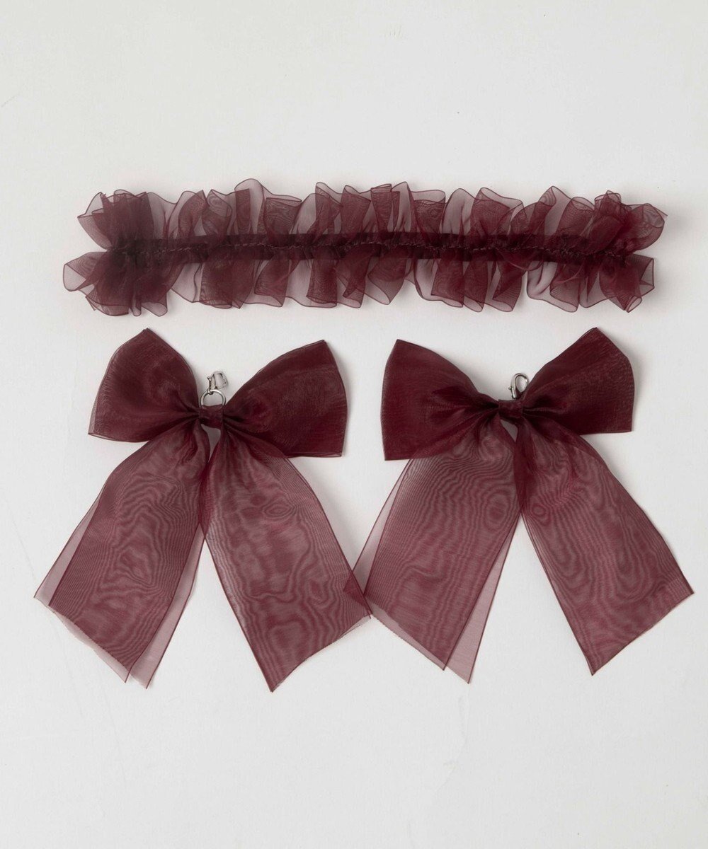 【ウィゴー/WEGO】の【痛バ&推し活グッズ】ときめきDIYチュールセットS インテリア・キッズ・メンズ・レディースファッション・服の通販 founy(ファニー) 　ファッション　Fashion　レディースファッション　Fashion for Women　2023年　2023　2023-2024秋冬・A/W　Autumn/Winter 2023–24 AW23–24　アクセサリー　Fashion Accessories　シアー　Sheer, See-Through　シンプル　Simple, Minimal　スマホ　Smartphone, Mobile Device　チャーム　Charm, Pendant　チュール　Tulip, Tulip Motif　フリル　Frill, Ruffle　プレーン　Plain, Simple　リボン　Ribbon, Bow　エレガント 上品　Elegant　ワイン|ID: prp329100004656872 ipo3291000000034991535