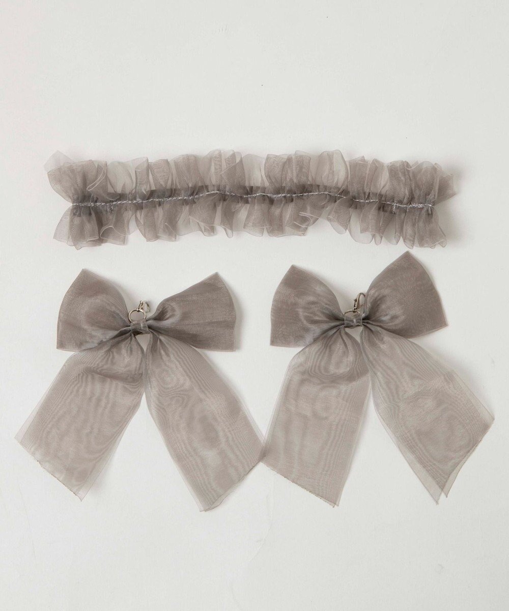 【ウィゴー/WEGO】の【痛バ&推し活グッズ】ときめきDIYチュールセットS インテリア・キッズ・メンズ・レディースファッション・服の通販 founy(ファニー) 　ファッション　Fashion　レディースファッション　Fashion for Women　2023年　2023　2023-2024秋冬・A/W　Autumn/Winter 2023–24 AW23–24　アクセサリー　Fashion Accessories　シアー　Sheer, See-Through　シンプル　Simple, Minimal　スマホ　Smartphone, Mobile Device　チャーム　Charm, Pendant　チュール　Tulip, Tulip Motif　フリル　Frill, Ruffle　プレーン　Plain, Simple　リボン　Ribbon, Bow　エレガント 上品　Elegant　グレー|ID: prp329100004656872 ipo3291000000034991538