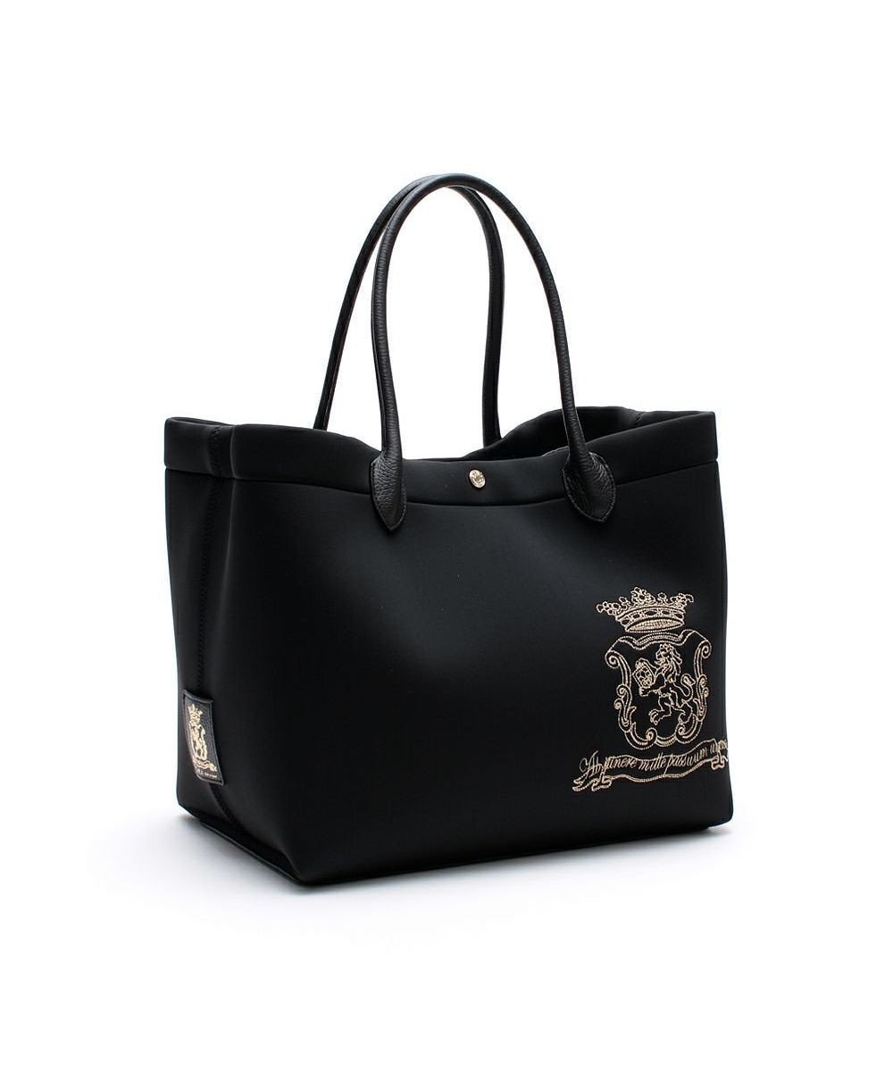 【アクセソワドゥマドモワゼルジャップ/A.D.M.J】の【魔法の様に軽い】マジックライト/スパニッシュファブリックステッチ刺しゅうトート 34cm インテリア・キッズ・メンズ・レディースファッション・服の通販 founy(ファニー) ファッション Fashion レディースファッション Fashion for Women バッグ Bags 秋 Autumn スーツ Suit, Formalwear ダブル Double, Double-Breasted フォルム Silhouette, Form ポケット Pocket, Pocket Detail ポーチ Pouch, Small Case モチーフ Motif, Design Theme ネグロ|ID: prp329100004656876 ipo3291000000034247659