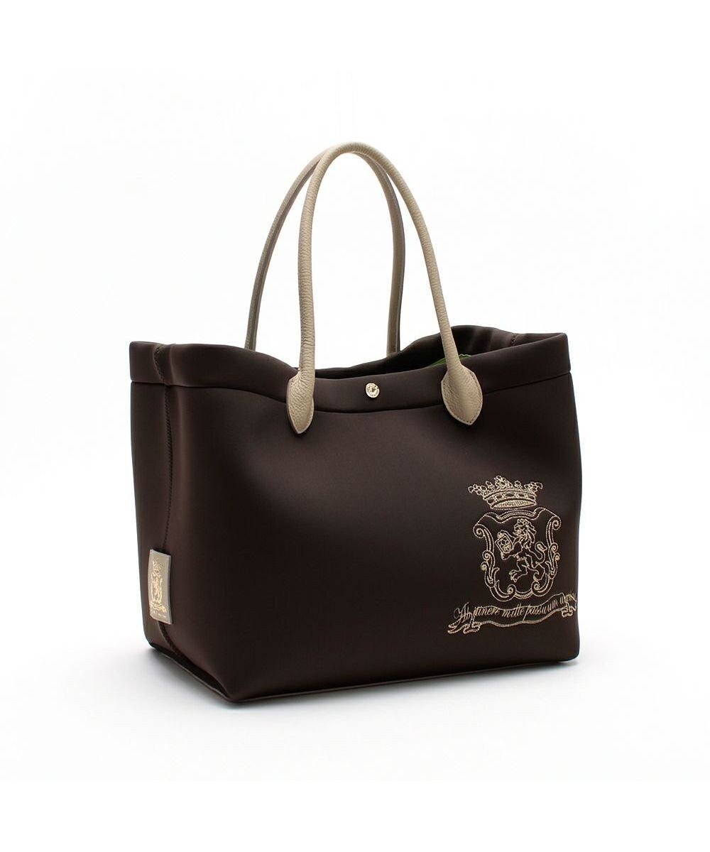 【アクセソワドゥマドモワゼルジャップ/A.D.M.J】の【魔法の様に軽い】マジックライト/スパニッシュファブリックステッチ刺しゅうトート 34cm インテリア・キッズ・メンズ・レディースファッション・服の通販 founy(ファニー) ファッション Fashion レディースファッション Fashion for Women バッグ Bags 秋 Autumn スーツ Suit, Formalwear ダブル Double, Double-Breasted フォルム Silhouette, Form ポケット Pocket, Pocket Detail ポーチ Pouch, Small Case モチーフ Motif, Design Theme マロン|ID: prp329100004656876 ipo3291000000034247660