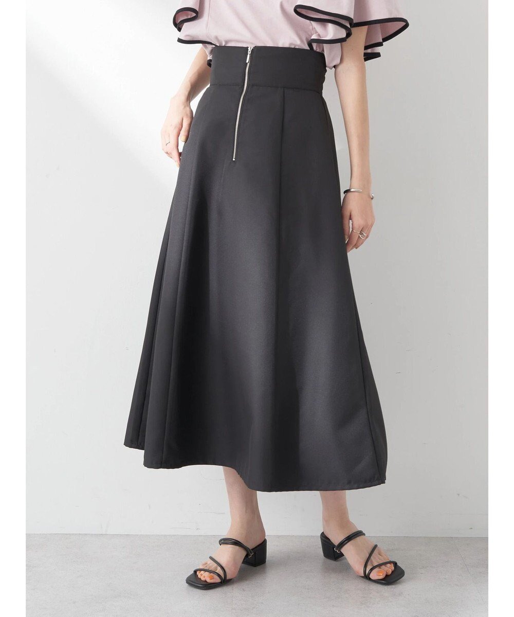 【アースミュージックアンドエコロジー/earth music&ecology】のフロントジップフレアスカート インテリア・キッズ・メンズ・レディースファッション・服の通販 founy(ファニー) 　ファッション　Fashion　レディースファッション　Fashion for Women　スカート　Skirts　Aライン・フレアスカート　A-Line & Flared Skirts　おすすめ　Recommended / Our Picks　フレア　Flare, Flared　フロント　Front, Front Design　ポケット　Pocket, Pocket Detail　レース　Lace, Lace Fabric　ワンポイント　One Point, Statement Accent　夏　Summer　春　Spring　S/S・春夏　SS, Spring/Summer, Warm Season　Black|ID: prp329100004656921 ipo3291000000034248453
