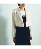 【グレース コンチネンタル/GRACE CONTINENTAL】のトリアセショート丈ジャケット キナリ|ID: prp329100004656922 ipo3291000000033686132