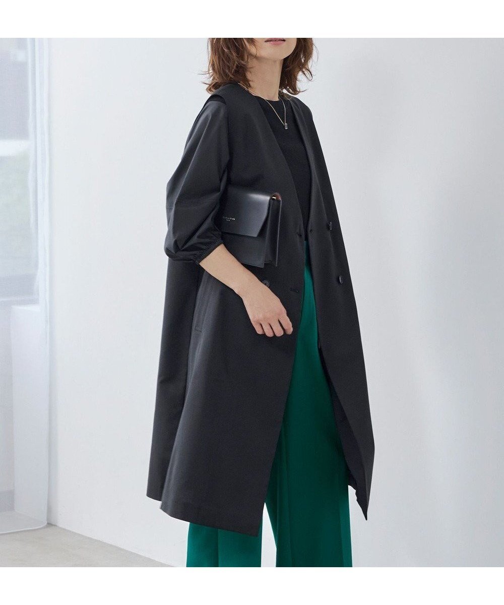 【自由区/JIYU-KU】の【カタログ掲載・洗える】テクニカルストレッチオックス ジレ インテリア・キッズ・メンズ・レディースファッション・服の通販 founy(ファニー) 　ファッション　Fashion　レディースファッション　Fashion for Women　アウター　Coat / Outerwear Collection　トップス・カットソー　Cut & Sew Tops　ベスト&ジレ / 重ね着スタイル　Vests & Gilets　おすすめ　Recommended / Our Picks　インナー　Innerwear　シンプル　Simple, Minimal　ストレッチ　Stretch, Stretchy Fabric　ベスト　Vest, Waistcoat　ボトム　Bottoms, Lower Wear　ロング　Long, Long-Length　夏　Summer　春　Spring　S/S・春夏　SS, Spring/Summer, Warm Season　洗える　Machine Washable　ブラック|ID: prp329100004656945 ipo3291000000034921641