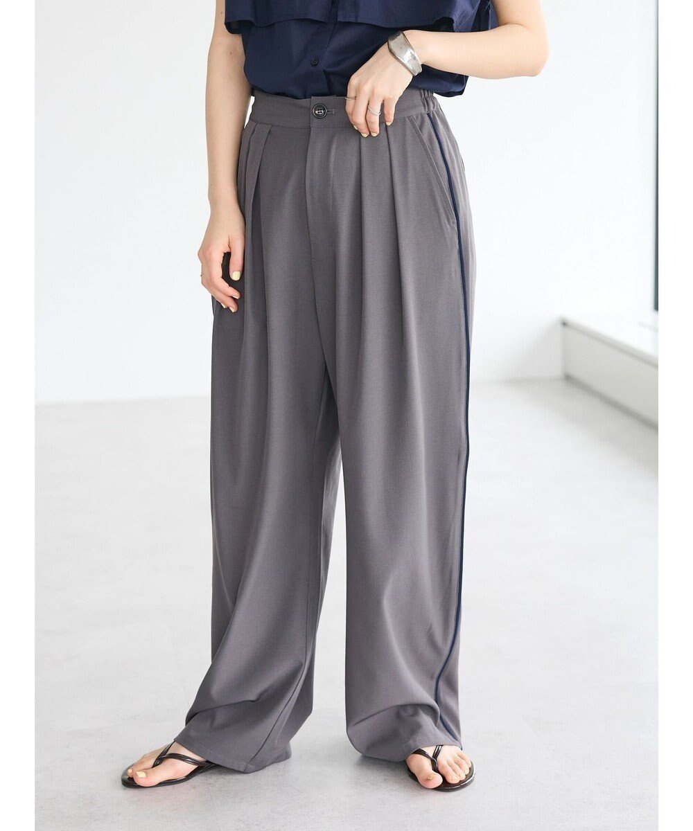 【クラフトスタンダードブティック/CRAFT STANDARD BOUTIQUE】のサイド配色パイピングパンツ 人気、トレンドファッション・服の通販 founy(ファニー) 　ファッション　Fashion　レディースファッション　Fashion for Women　パンツ　Pants & Trousers　春　Spring　ジャケット　Jacket, Outerwear　ポケット　Pocket, Pocket Detail　S/S・春夏　SS, Spring/Summer, Warm Season　おすすめ　Recommended / Our Picks　夏　Summer　2024年　2024　2024春夏・S/S　Spring/Summer 2024 SS24　 other-1|ID: prp329100004656951 ipo3291000000033686495