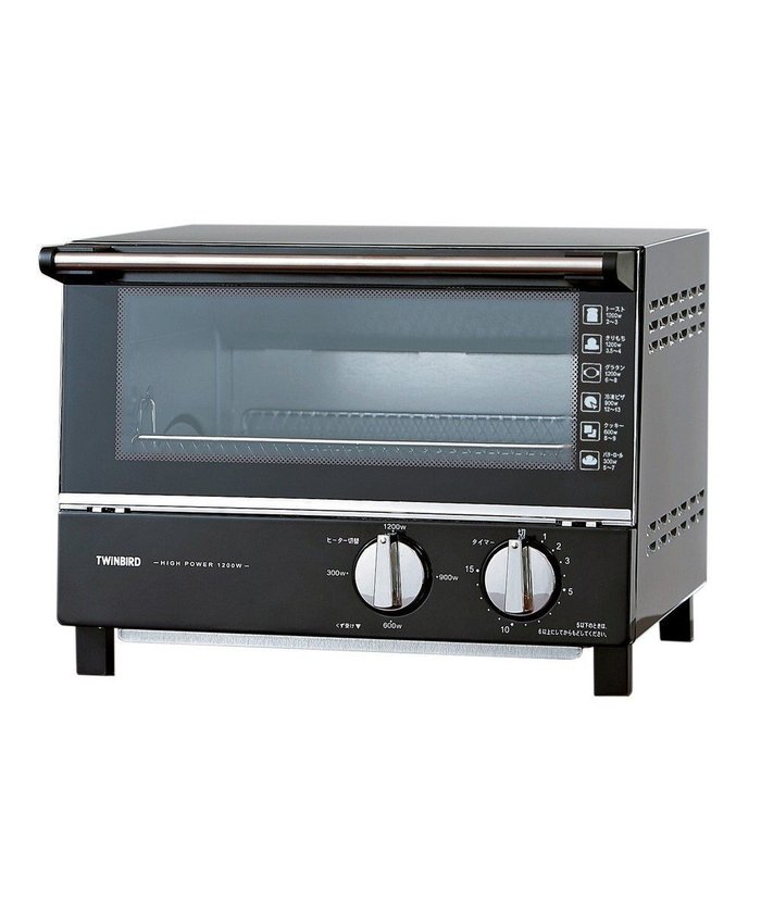 【ヤマト テーブル&キッチン/YAMATO Table & Kitchen】の【TWINBIRD】オーブントースター ブラック TS-4019B インテリア・キッズ・メンズ・レディースファッション・服の通販 founy(ファニー) https://founy.com/ ファッション Fashion レディースファッション Fashion for Women 切替 Switching, Contrast Panel |ID: prp329100004656959 ipo3291000000034251352